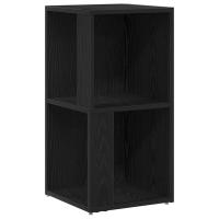 Gabinete Esquinero vidaXL Negro Roble 33x33x67 cm Madera Elaborada - details 1