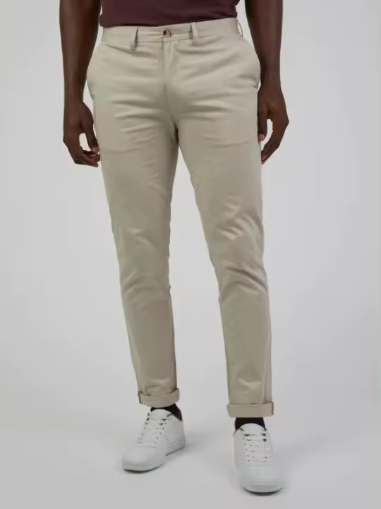 Ben Sherman SIG Slim Stretch Chino Pant  - PUTTY - 1