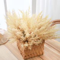 Decoración De Navidad Artificial Pampas Bouquet Flores De Trigo Seco Plástico Para Casa Y Bodas Arreglo Exterior - details 2