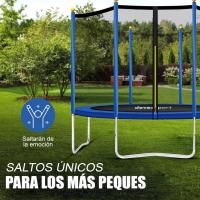 Devessport Cama Elástica Combo 182 Cm con Red - Diversion Garantizada para Niños Exterior con Red de Seguridad | Trampolín Infantil Resistente para Jardín | Cama Elástica 50 KG para Toda la Familia - details 5