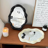 Espejo Compacto de Lujo - Decorativo Vanidad con Base, Estilo Minimalista para Estudiantes y Hogar 1pcs - details 1