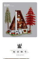 Bloques De Construcción Creativos Serie Foresta House Modelo De Ciudad Luz Conjunto De Calle Vivienda Modular Arquitectura Para Niños Regalos Para Niños - details 5