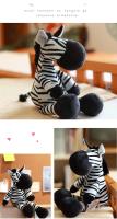 Muñeco De Peluche De 25cm Kawaii Con Animales Del Bosque León Tigre Elefante Mono Zorro Juguetes Para Dormir De Peluche Realistas Para Niños - details 65