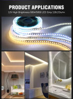 Tira LED Flexible 5054 DC12V 120LEDs/m Alta Brillo 3000K 4000K 6000K 7000K IP67 Para Iluminación De Habitaciones - details 9