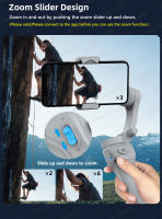 AXNEN HQ6-cardán de mano de 3 ejes con luz de relleno, estabilizador de teléfono móvil para iPhone, Samsung, Xiaomi, Tiktok, antivibración, Video Vlog - details 13