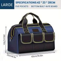 Bolsa De Herramientas Multifuncional De Tela Oxford Impermeable Y Resistente Al Desgaste Para Electricianos Gran Capacidad De Almacenamiento - details 5