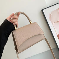 Bolso De Hombro De Cuero PU Sólido Para Mujer Bolso De Mano Pequeño De Diseñador Moda Bolso Cruzado De Lujo Con Asa Superior - details 16