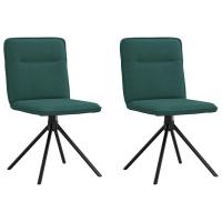 vidaXL Sillas de comedor 2 unidades tela en color Gris oscuro/Taupé/Gris nube y más | cómodas modernas ergonómicas para comedor cocina salón hogar - details 6