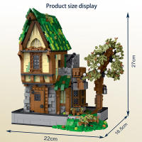 Bloques De Construcción De Tienda De Forjador Medieval Casa Mágica Taberna Set De Bloques De Calle Ciudad Adulto Decoración De Escritorio Juguete Para Niños Regalo - details 8