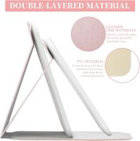 Espejo Maquillaje con Luz, Espejo Tocador con Luz Recargable, Espejo de Viaje Portátil Plegable con Iluminación de 3 Colores 1200mAh - details 2