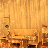 Luz De Tela LED 3/6M Guirnalda De Hadas Para Ventana Decoración De Hogar Para Navidad Boda Y Fiesta Cadenas De Luz USB Con 8 Modos - details 6