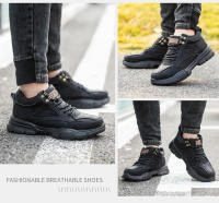 Botas De Seguridad Para Hombre Con Punta De Acero Antideslizantes Antipinchazos Zapatillas De Seguridad Respirables Talla True Fit - details 9