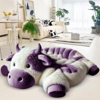 Cojín De Silla De Peluche De Forma De Vaca Para Mascotas Gatos Y Perros Almohadas De Decoración Para Habitación Suministros Para Mascotas Cómodo Y Transpirable - details 19