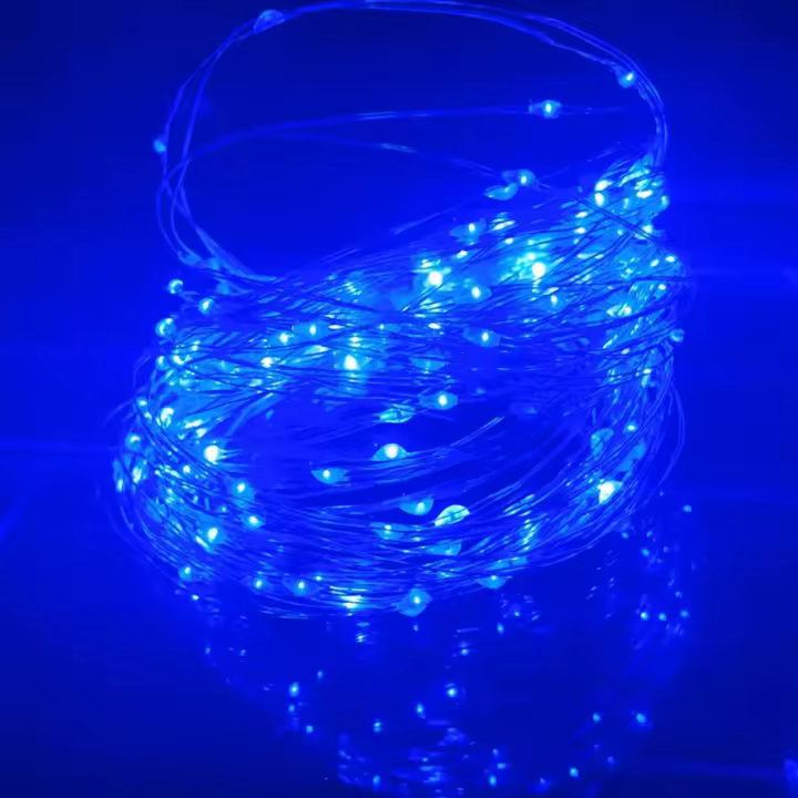 Luces De Navidad LED Con Cobre Y Batería Para Decoración De Fiesta Y Boda Lámpara De Hadas Impermeable De Distintas Longitudes - 1