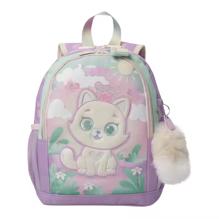Totto Mochila infantil  Queen Cat -Dimensiones:23 x 30 x 10 cm-Material:Poliester - 1
