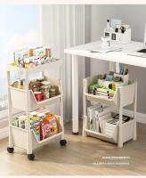 Carro De Almacenamiento Multietapa Para Cocina Y Baño Con Ruedas Organizador De Libros Móvil Para Sala De Estar Y Pasillo - details 7