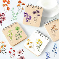 Pack De 50 Etiquetas De Flor En Tinta Resistente Al Agua Transparente PET Para Brochure Decoración De Guitarra Y Cuaderno - details 5