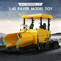 Modelo De Camión De Construcción De Asfalto Para Carretera En Aleación De Fundición 1:40 Maquinaria De Paveción Juguetes Educativos Para Niños Excavadora Atracadora - details 7
