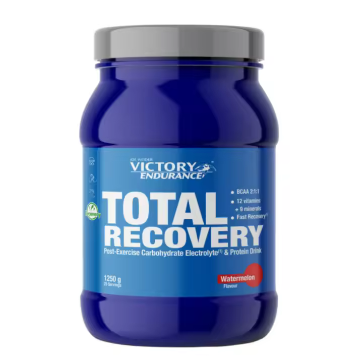 Victory Endurance Total Recovery - 1250 gr. Recuperación Post-Entreno de Carbohidratos, Electrolitos y Proteínas. Con BCAA 2:1:1, Vitaminas y Minerales - 1
