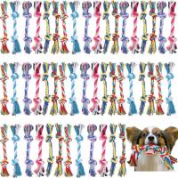 Juguetes Para Perros 20pcs Mordedor De Lino Resistentes Al Masticar Alivio De Dientes Y Limpieza De Dientes Juguete Para Cachorros Color Aleatorio - details 0