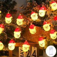 Luz De Cadena LED Navideña Con 10/20 Luces Jokers Oso Y Payaso Iluminación Decorativa Para Interior Piloto Incluido - details 4