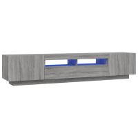 vidaXL Set muebles TV con LED 2 piezas madera contrachapada, Mueble de Salon, Mueble TV, Mueble TV salon, Mesa de TV, Mueble tele - details 3
