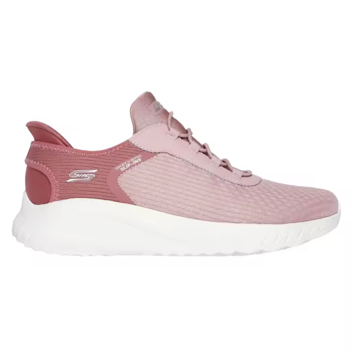 Zapatillas Rosas Skechers Slip-ins: BOBS Sport Squad Chaos Blush con Plantilla con Amortiguación - 1
