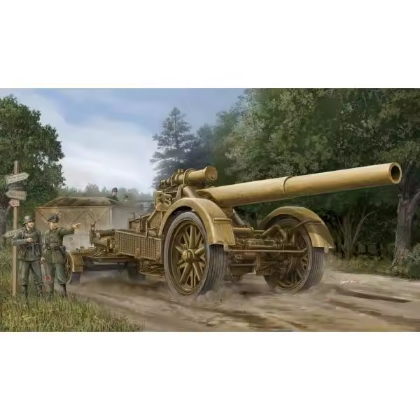 TROMPETER 02314 ALEMÁN 21 cm MORSER 18 ARTILLERÍA PESADA 1/35 - 1