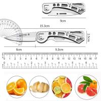 Cuchillo De Manzana Plegable De Acero Inoxidable Con Mango Antideslizante Y Llavero Para Accesorios De Cocina Mini Cuchillo De Bolsillo - details 1