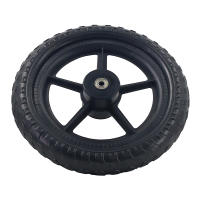 Rueda Sólida De 12 Pulgadas Para Carrito De Equilibrio No Inflable Frontal Y Trasera Plástica De Alta Calidad Accesorios Para Patinetes - details 5