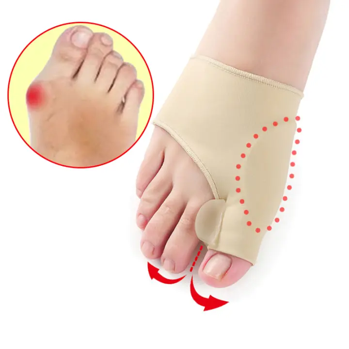 Corrector De Bollo Hallux Valgus Protector De Dedos Ajustable Ortopédico Separador De Dedos Grande Del Pie Fijador De Pies - 1