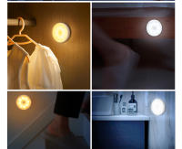 Lámparas Nocturnas LED Recargables Con Sensor De Movimiento 4pcs Decoración De Pared Para Dormitorio Cocina Armario Luz Noturna Para Niños - details 13