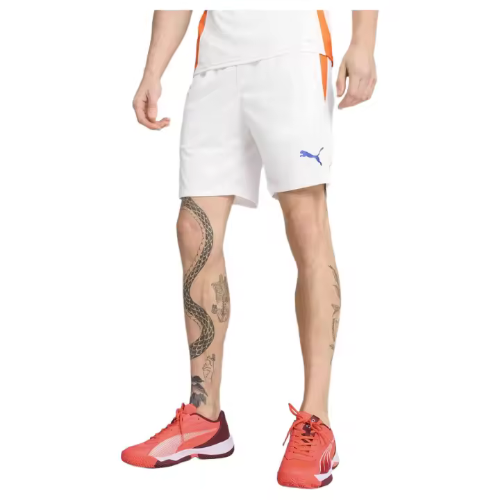 Pantalones Cortos marca Puma modelo 660163-30 para hombre en color blanco/naranja - 1