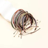 Pulsera De Hilo Tejido a Mano En Colombia Para Mujeres Y Hombres Joyería Bohemia Amistad Regalo Pulsera De Tela Colgante - details 2
