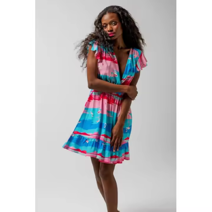 Vestido tirante ancho - Volando voy, volando vengo Lolina Talla XL - 1