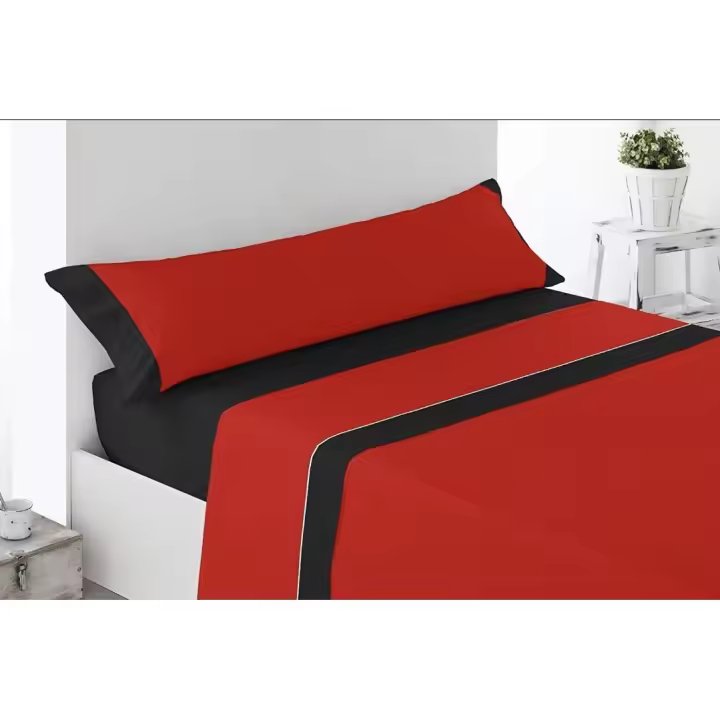 JIMENÉZ HOME Juego de Sábanas Verano Microfibra Suaves Elegantes Modelo Summer - JIMÉNEZ HOME | Bicolor - Lisas | 3 Piezas - 1