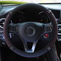Cubierta De Volante De Coche Suave Con Trenzado Para 37-38 CM Antideslizante Con Anillo Interior Accesorio De Estilo Para Volante - details 21
