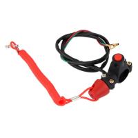 Interruptor De Parada Para Motor De Motocicleta 70 Cm Interruptor De Parada Para Motor De Barco Con Lanyard De Seguridad Para ATV Quad Yate - details 1