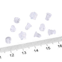 Sonda De Oído Transparente Estrella De Cinco Puntos Para DIY Hecha De Silicona Y Plástico Antialérgica Aproximadamente 50-200 Piezas - details 4