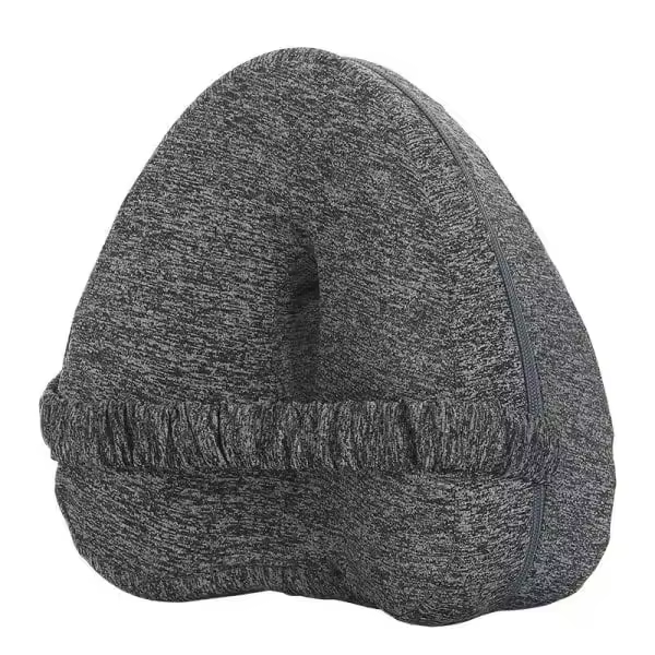 Almohada ergonómica ortopédica de la pierna en espuma de la memoria-Almohada de la rodilla Gris - 1
