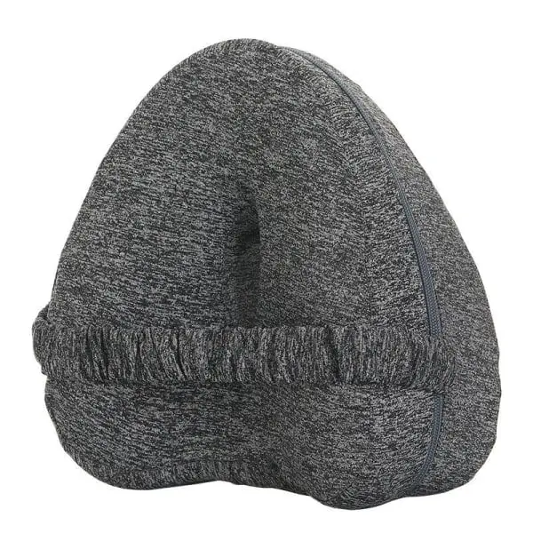 Almohada ergonómica ortopédica de la pierna en espuma de la memoria-Almohada de la rodilla Gris - 1
