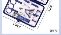 Juego De Cortauñas De Acero Inoxidable 9-19 Piezas Con Bolsa Plegable Kit De Manicura Herramienta De Belleza Para Uñas Y Maquillaje - details 31