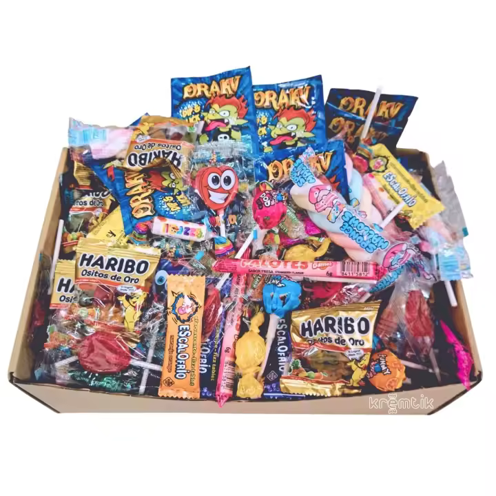 100 Chuches y Caramelos Para Rellenar Piñatas y Conos de Cumpleaños | SUPER PACK KREMTIK | Ideal Para Eventos y Fiestas - Productos Envueltos Individualmente - 1