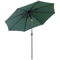 Outsunny Sombrilla de Jardín Ø295x250 cm con Manivela Parasol Exterior con Mecanismo de Inclinación y Poste Desmontable de Metal para Terraza Piscina Patio - details 0