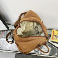 Mochila Casual De Lona Para Mujer Gran Capacidad Bolso De Mano Para Estudiantes De Colegio Viaje Mochila De Hombro Vintage - details 15