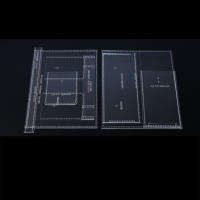 Plantilla De Cuero YOMDID Para Bricolaje Herramientas De Manualidades Para Hombro Acrílico Transparente Para Hombres - details 4