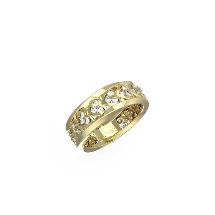 Guess Anillo Mujer Ring Mon Amour De Acero Dorado Talla Europea 56 Talla España 16,00 - 1