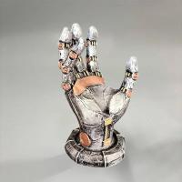 Figura de mano mecánica en resina , soporte para mandos de juego - details 12