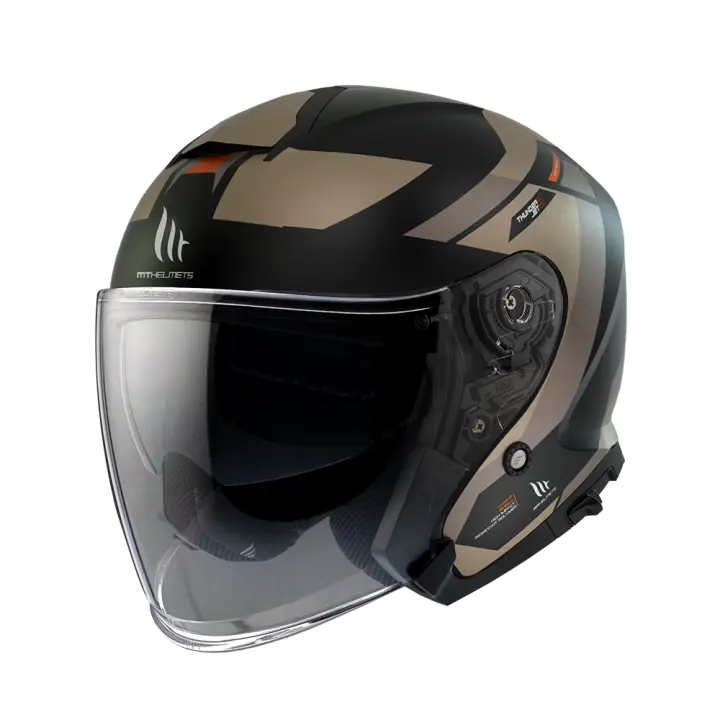 Casco De Moto Jet Thunder 3 Mt Helmets - 1
