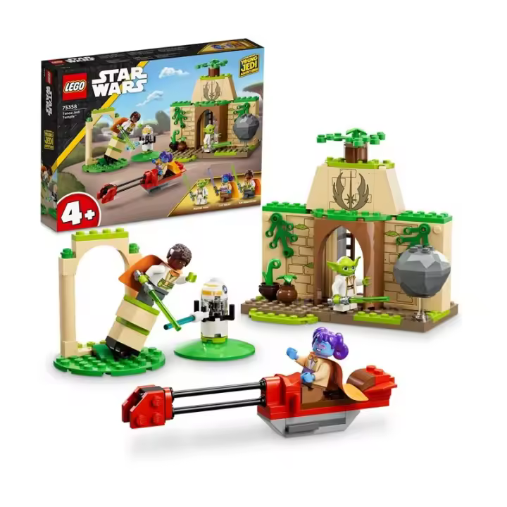 LEGO Star Wars Templo Jedi de Tenoo 75358 - Edad a partir de 4+ años, contiene 124 piezas. 23L75358 - 1